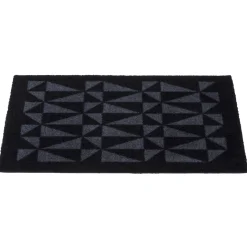 Tica Copenhagen - Dørmåtte / Smudsmåtte - Graphic - Sort/grå - 40x60 cm