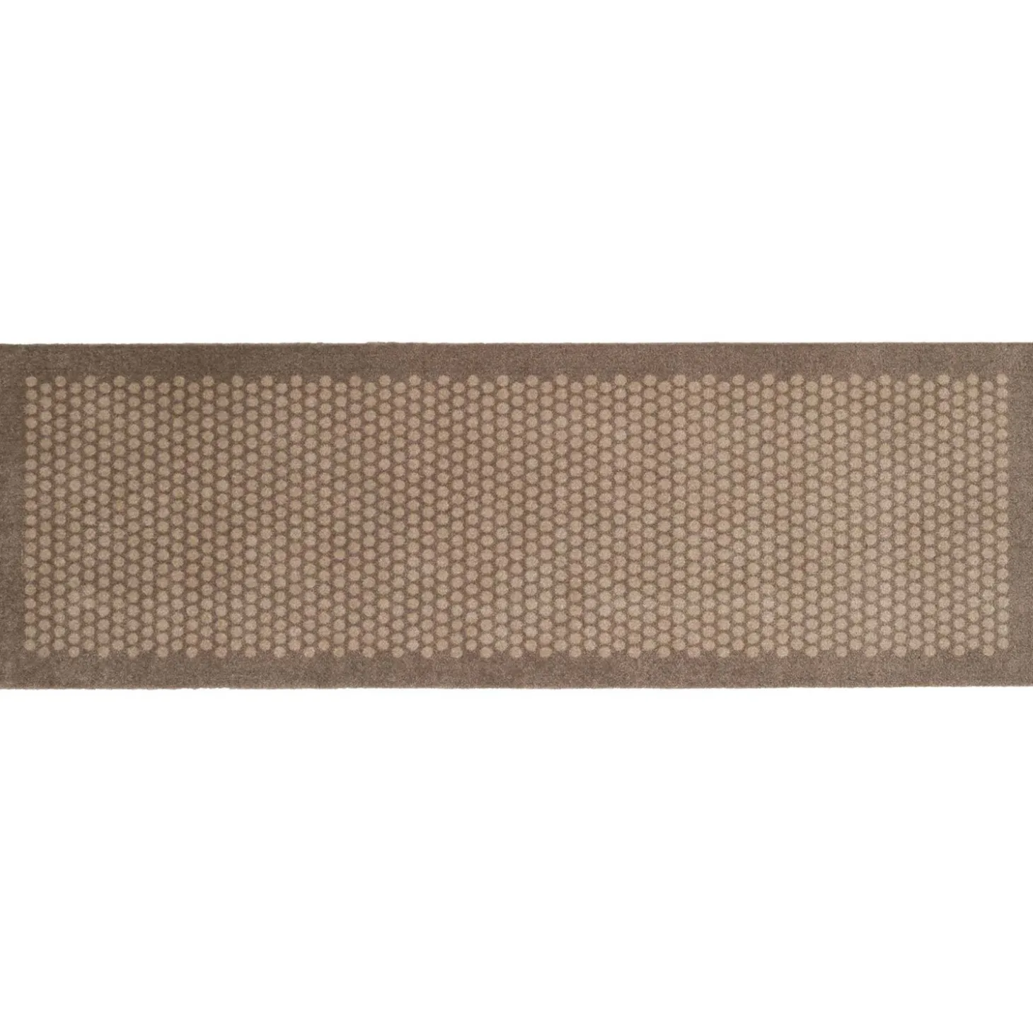 Tica Copenhagen - Smudsmåtte - Dots - Sand/beige - 67x200 cm