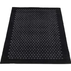 Tica Copenhagen - Smudsmåtte - Dots - Sort/grå - 67x120 cm