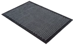 Tica Copenhagen - Smudsmåtte - Dots - Grå - 90x130 cm