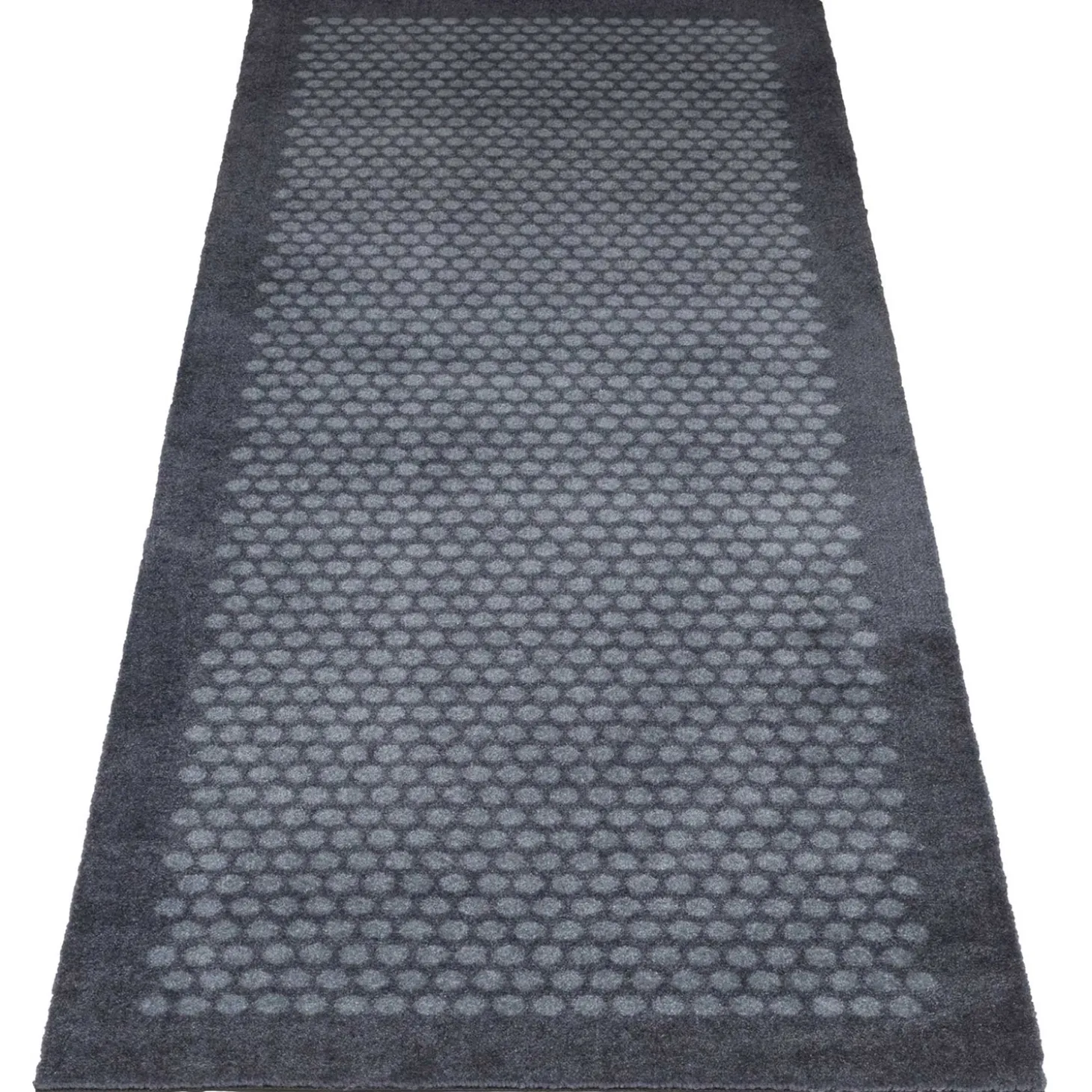 Tica Copenhagen - Smudsmåtte - Dots - Grå - 67x200 cm