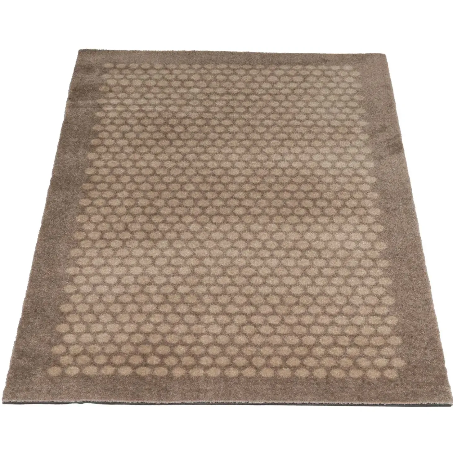 Tica Copenhagen - Smudsmåtte - Dots - Sand/beige - 67x120 cm