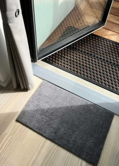 Tica Copenhagen - Smudsmåtte / Dørmåtte - Steelgrey/Grå - 40x60 cm