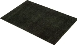 Tica Copenhagen - Smudsmåtte - Ensfarvet - Mørkegrøn - 90x130 cm
