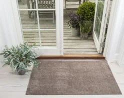 Tica Copenhagen - Smudsmåtte - Ensfarvet - Sand/beige - 67x120 cm
