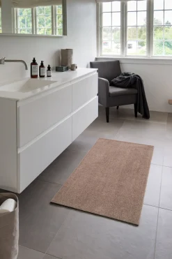 Tica Copenhagen - Smudsmåtte - Ensfarvet - Sand/beige - 67x120 cm