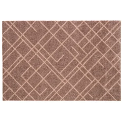 Tica Copenhagen - Smudsmåtte - Lines - Sand - 60x90 cm