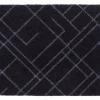 Tica copenhagen - Smudsmåtte - Lines - Sort/grå - 67x120 cm