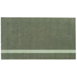 Tica Copenhagen - Smudsmåtte - Stripes Vertical - Lysegrøn/Støvet - 40x60 cm