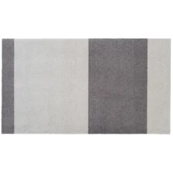 Tica Copenhagen - Smudsmåtte - Stripes Horizon - Lysegrå - 40x60 cm
