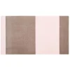 Tica Copenhagen - Smudsmåtte - Stripes Horizon - Sand/Lyserød - 90x130 cm