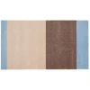 Tica Copenhagen - Smudsmåtte - Stripes Horizon - Lyseblå/Ivory/Sand - 40x60 cm