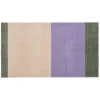 Tica Copenhagen - Smudsmåtte - Stripes Horizon - Lilla/Ivory/Grøn - 40x60 cm