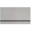 Tica Copenhagen - Smudsmåtte - Stripes Vertical - Lysegrå/Steelgrey - 40x60 cm