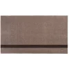 Tica Copenhagen - Smudsmåtte - Stripes Vertical - Brun/Sand - 40x60 cm