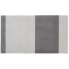 Tica Copenhagen - Smudsmåtte - Stripes Horizon - Steelgrey/Lysegrå - 90x200 cm