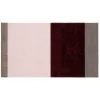 Tica Copenhagen - Smudsmåtte - Stripes Horizon - Bordeaux/Rose/Sand - 60x90 cm