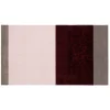Tica Copenhagen - Smudsmåtte - Stripes Horizon - Bordeaux/Rose/Sand - 40x60 cm
