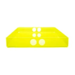 Tray bakke i neon gul fra Neon Living (stor) - neonyellow (29 x 41 cm)