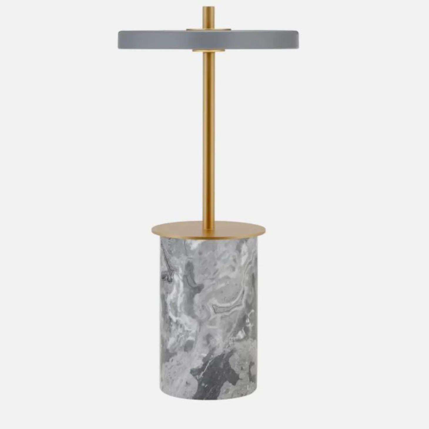 Umage - Bordlampe - Asteria Move Mini - Grå Marmor Messing