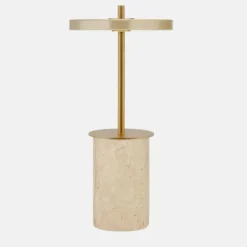 Umage - Bordlampe - Asteria Move Mini - Clay Travertine Messing