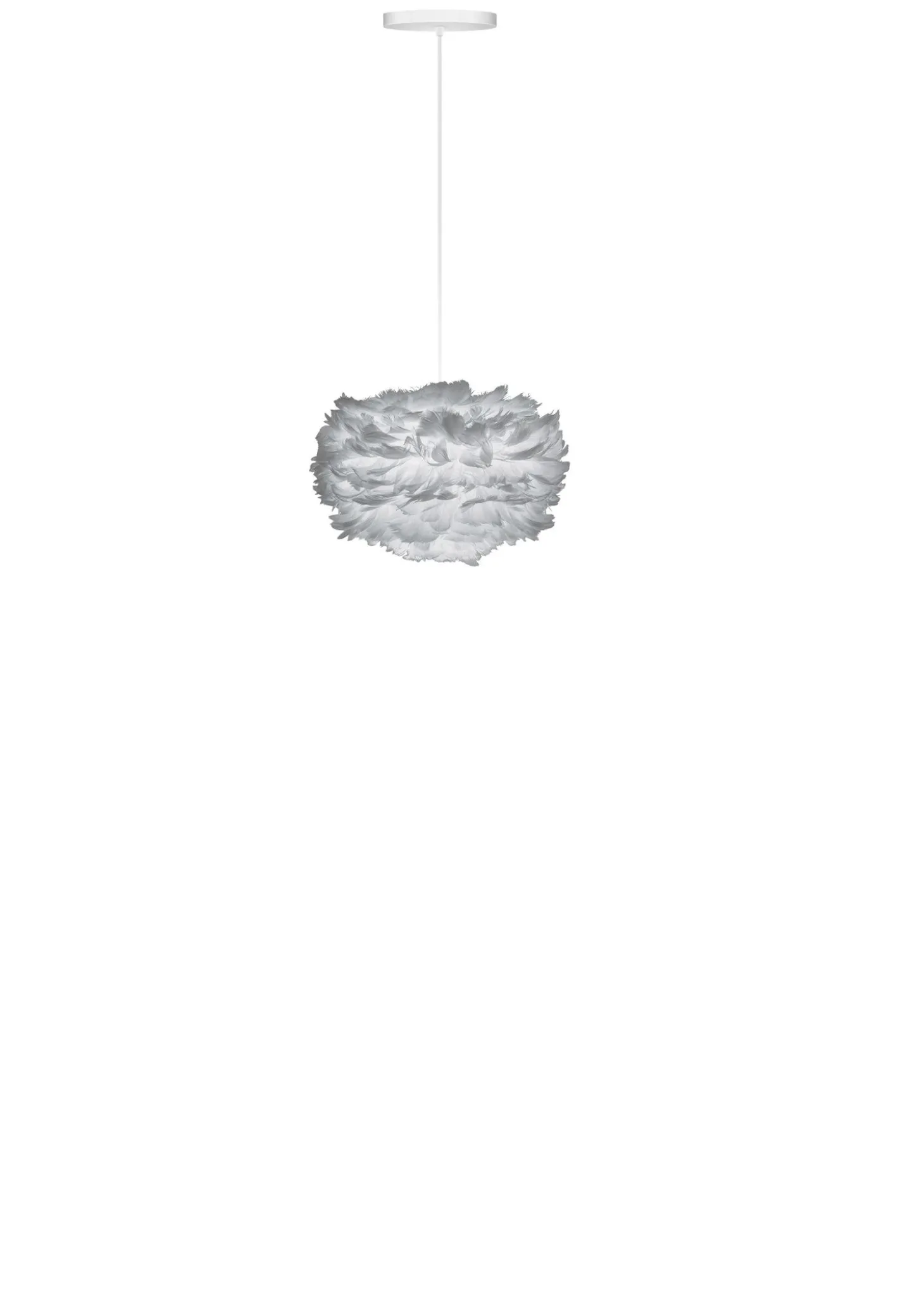 Umage - Lampeskærm - Eos - Grå - Mini - Diameter: 35 cm