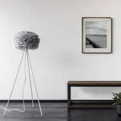 Umage - Lampeskærm - Eos - Lys Grå fjer - Medium