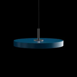Umage - Pendel - Asteria - Sort top/Petrol blue - Mini Ø31 cm