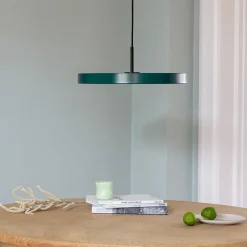 Umage - Pendel - Asteria - Sort top - Forest green - Medium Ø43 cm