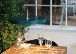 Umage - Pendel - Asteria - Sort top - Forest green - Medium Ø43 cm