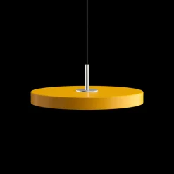 Umage - Pendel - Asteria - Ståltop/Saffron yellow - Mini Ø31 cm