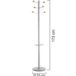 UNILUX - STUMTJENER - BOUQUET - GRÅ/TRÆ - 173 cm