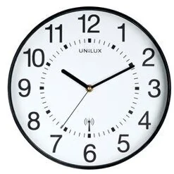 UNILUX - Væg Ur - WAVE - SORT