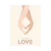 VISSEVASSE - It´s all about love - 50x70 cm