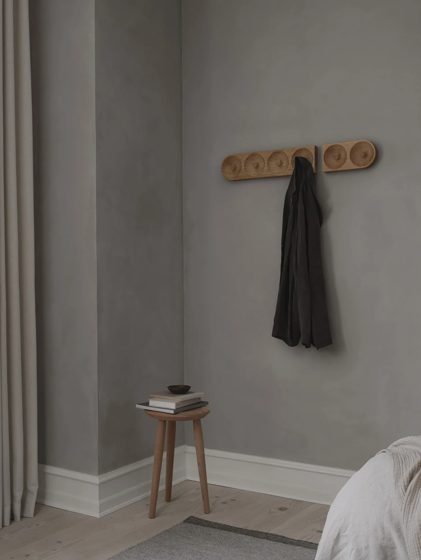 We Do Wood - Solid Hook, 2 Hooks, Oak