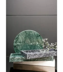 WELLmark - Rund bakke i marmor - Grøn - Ø24 cm